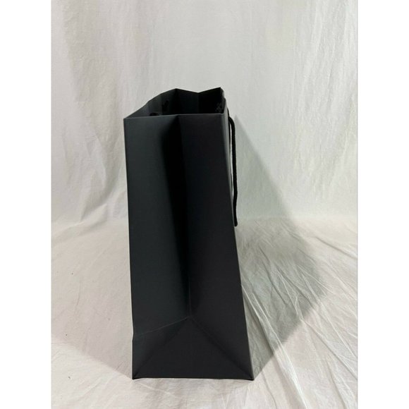 Gucci Reusable Paper Shopping Bag Gift Rope Handle Black 14" x 19" x 6.6" - Picture 6 of 9